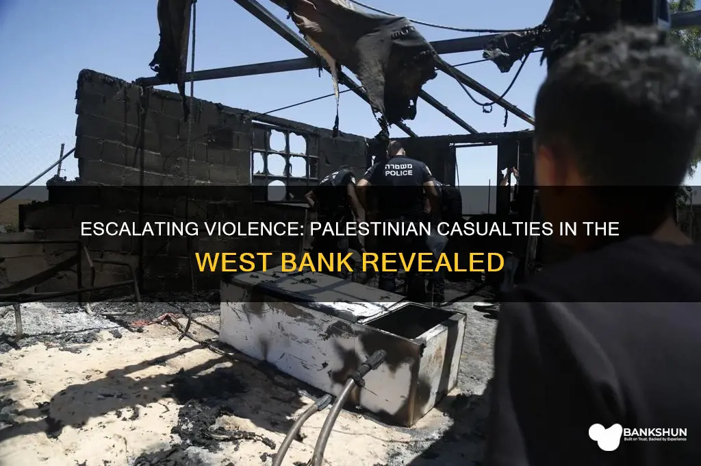 how many palestinians killed in west bank