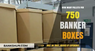 Efficiently Stacking 750 Banker Boxes: Pallet Calculation Guide