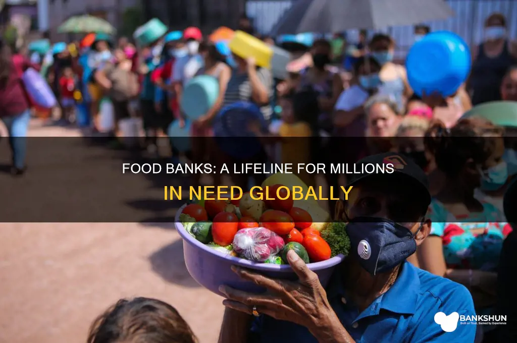 how many people benefit from food banks