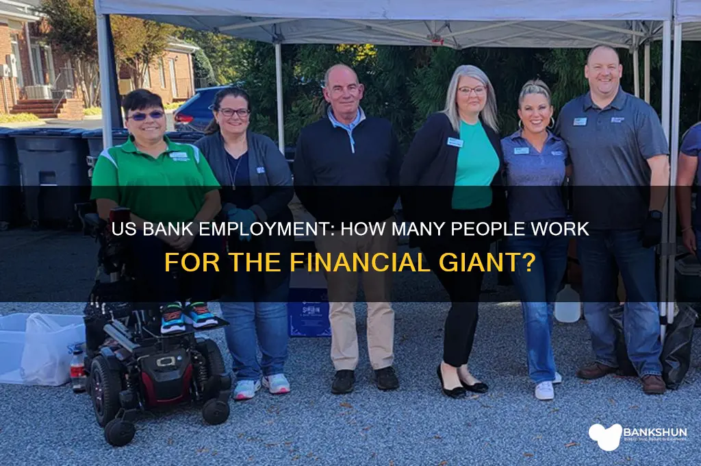 how many people does us bank employ