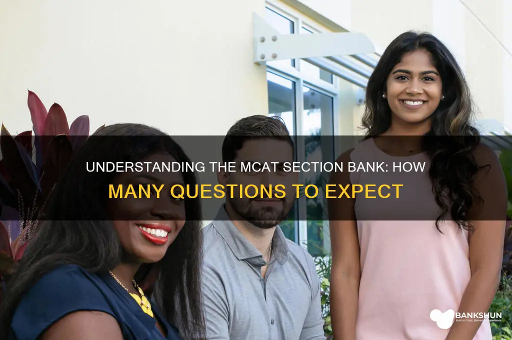how many question is mcat section bank