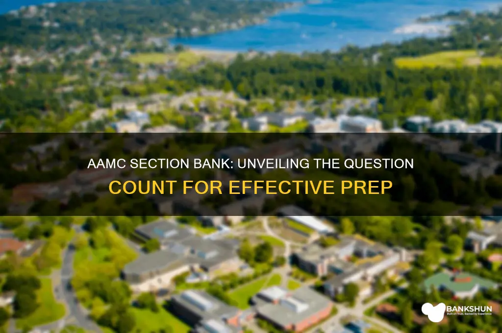 how many questions in aamc section bank