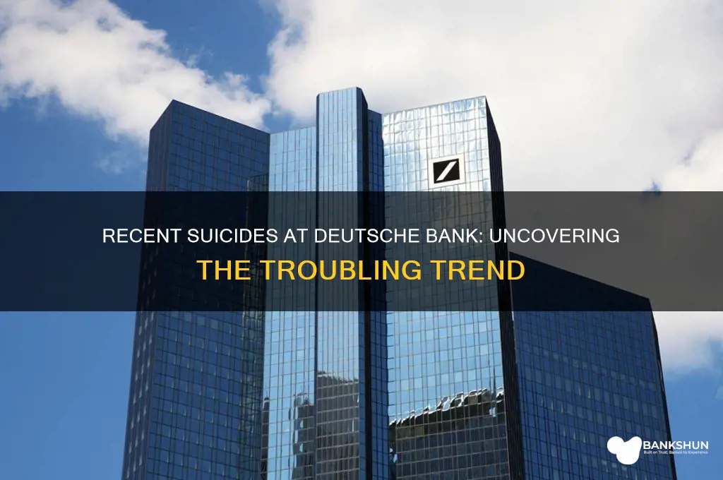 how many recent suicides by deutsche bank
