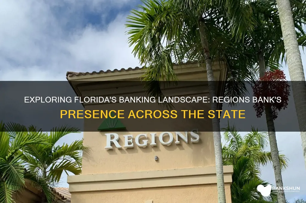 how many regions banks are in florida