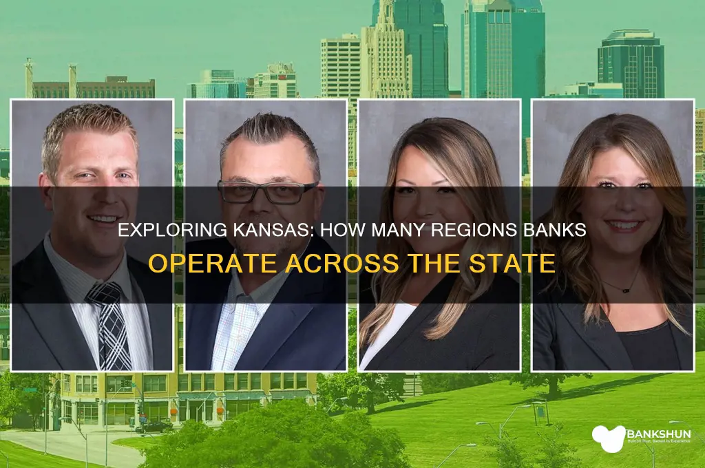 how many regions banks are in kansas
