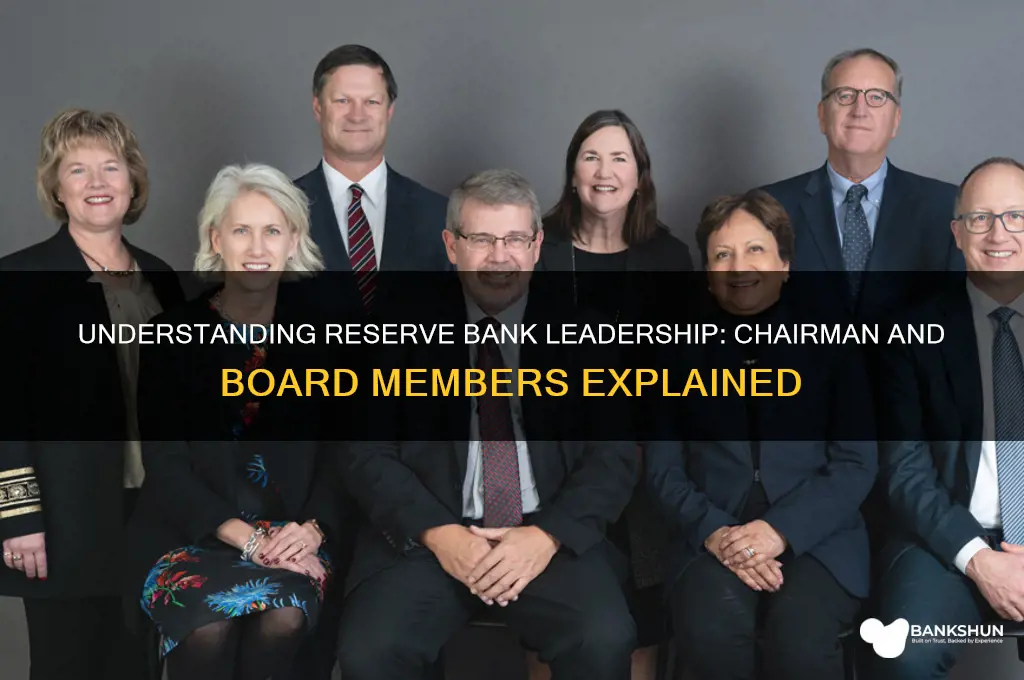 how many reserve bank board members chairman