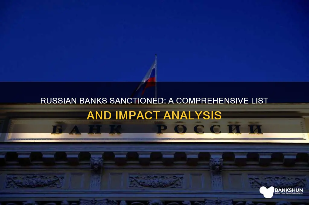 how many russian banks have been sanctioned