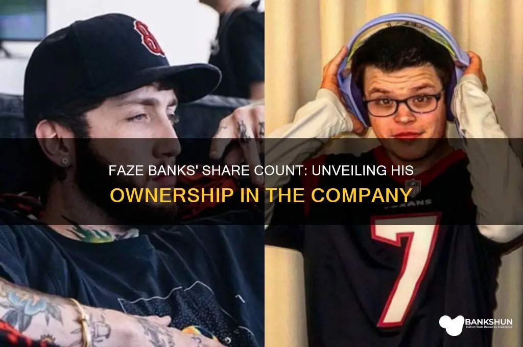 how many shares does faze banks have