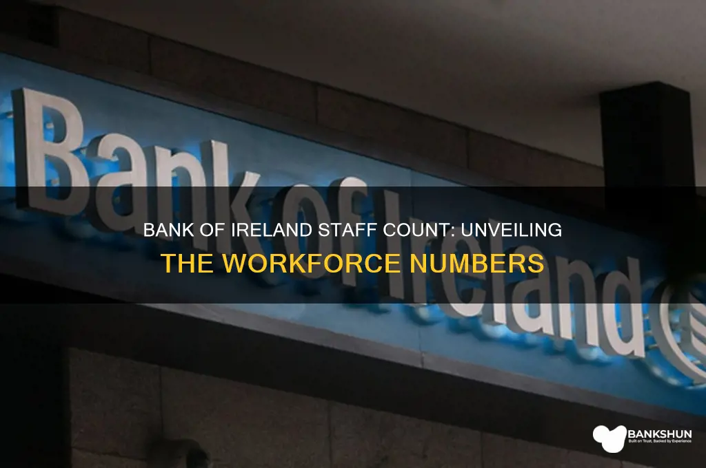 how many staff in bank of ireland