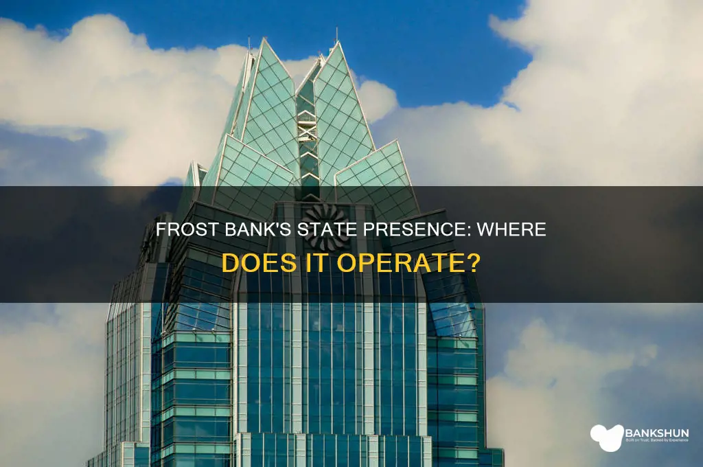 how many states frost bank is in