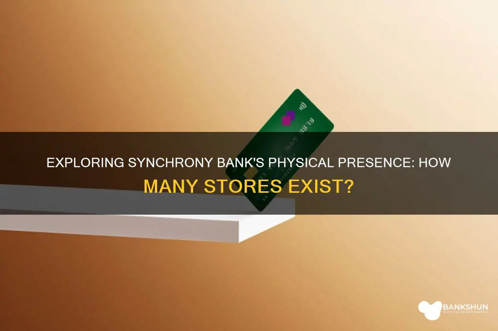 how many stores does synchrony bank have