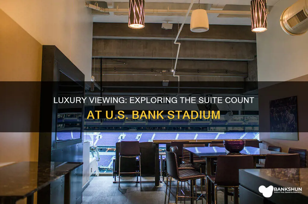 how many suites at us bank stadium