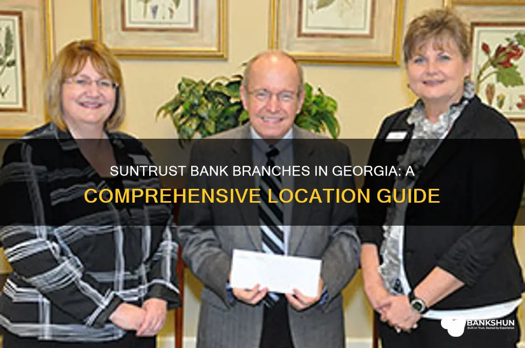 how many suntrust bank branches in georgia