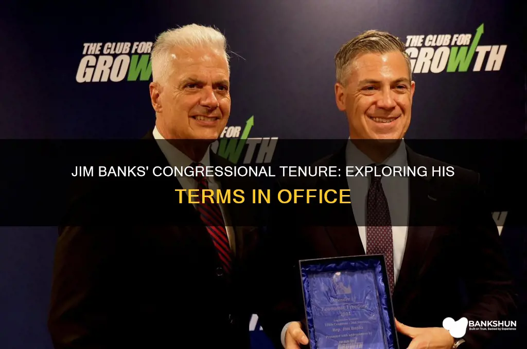 how many terms has jim banks served