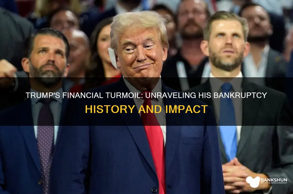 how many times was trump bank rupt
