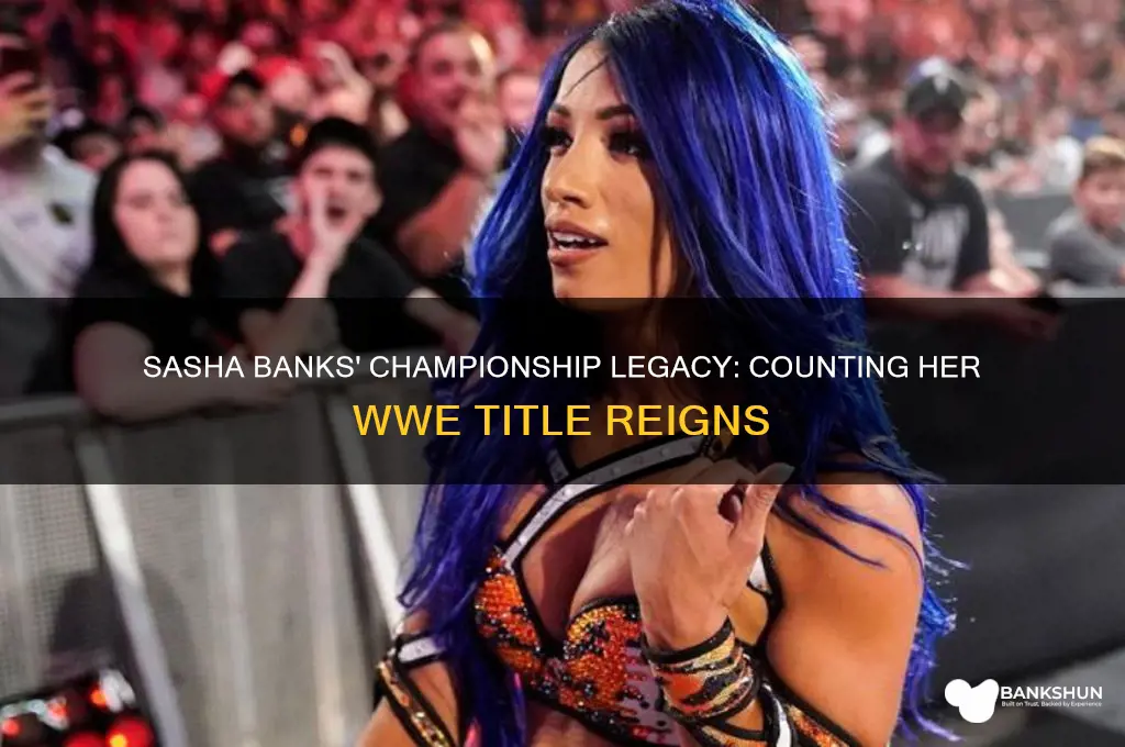 how many titles does sasha banks have