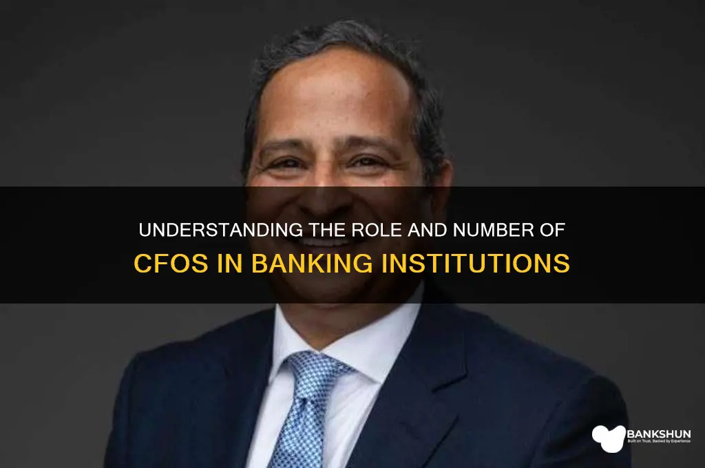 how many to cfo do banks have