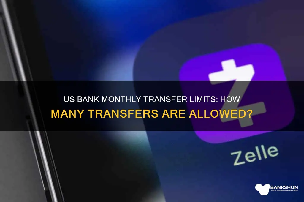 how many transfers a month us bank