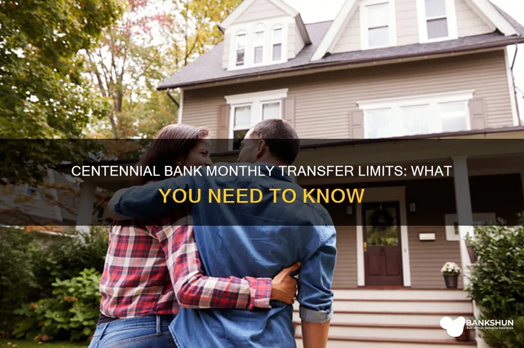 how many transfers per month centennial bank