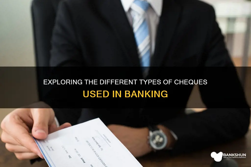 how many type of cheque in bank
