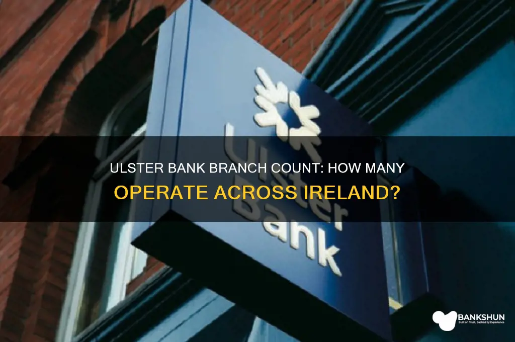 how many ulster bank branches in ireland