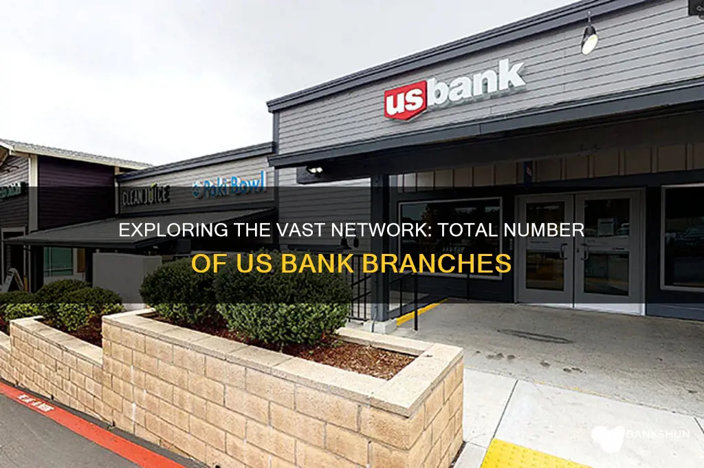 how many us bank branches are there
