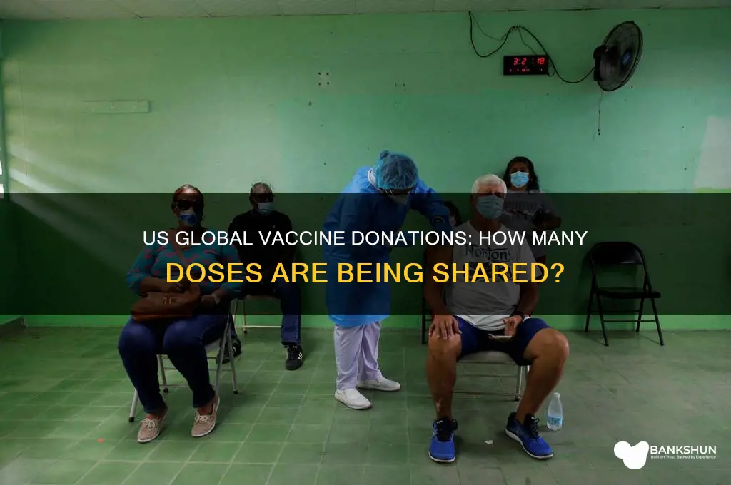 how many vaccines is the us donating