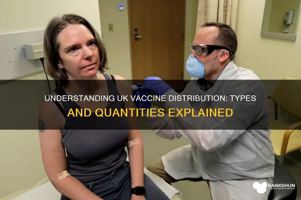 how many vaccines of each type uk