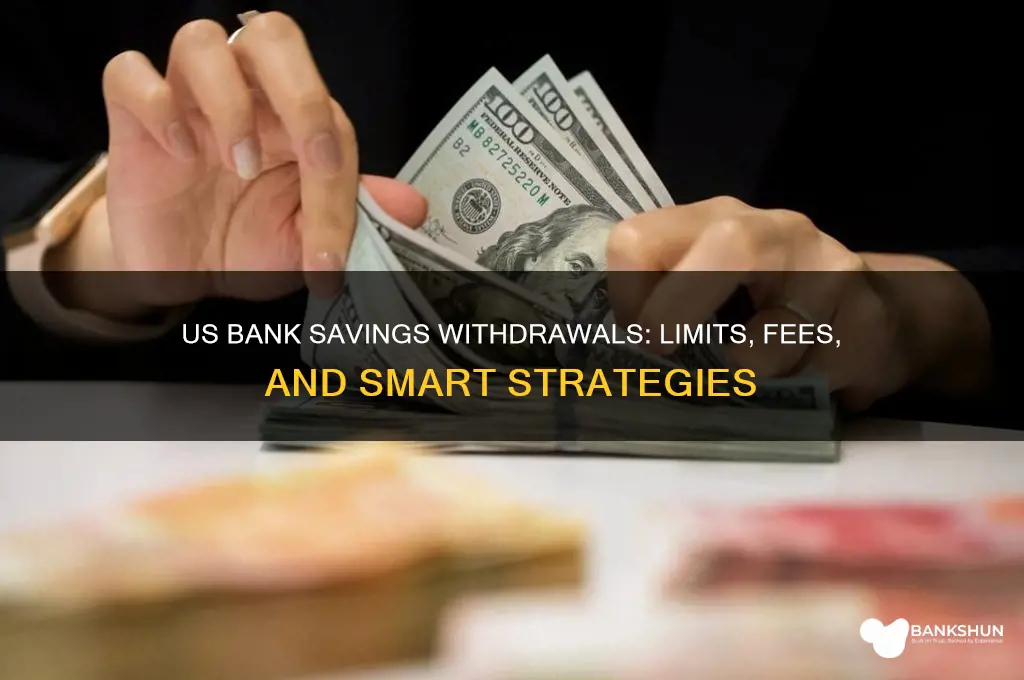 how many withdrawals from savings us bank