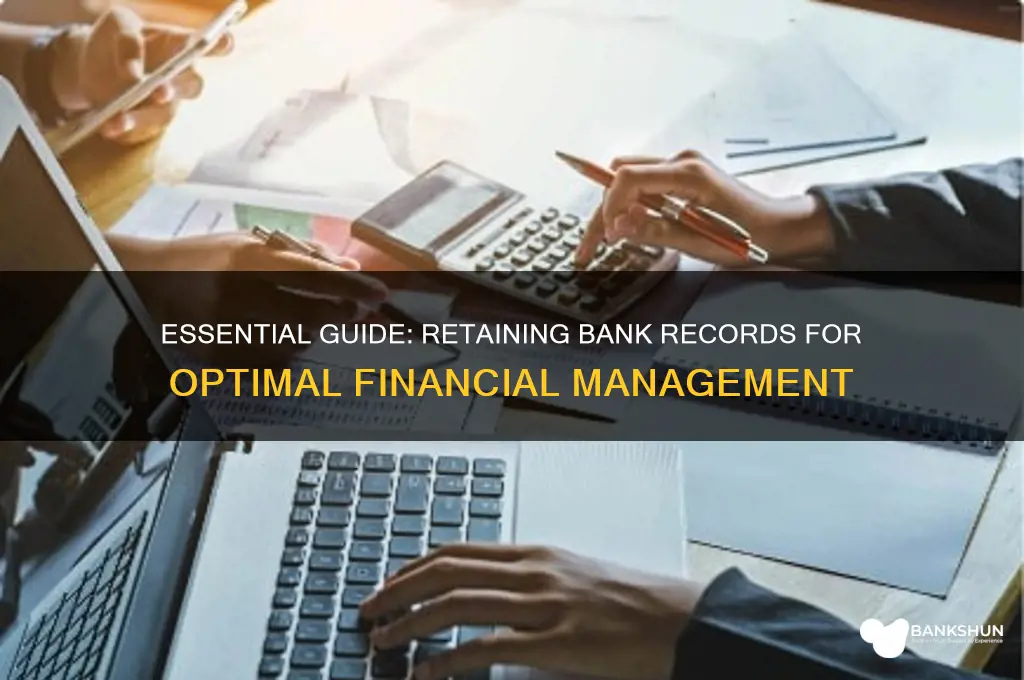how many years to keep bank records