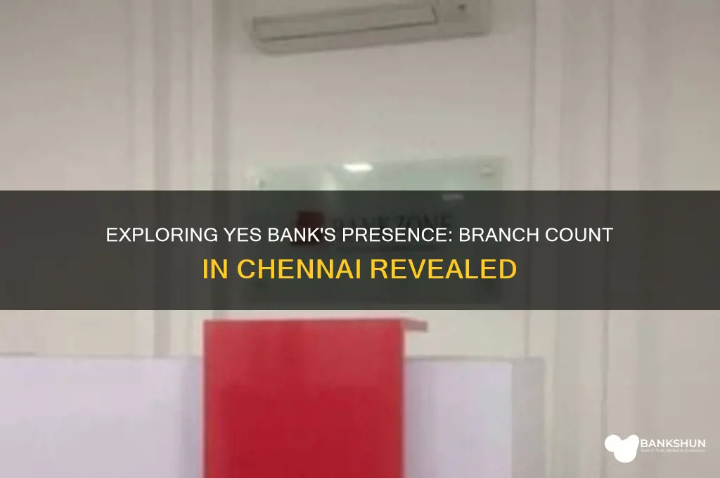 how many yes bank branches in chennai