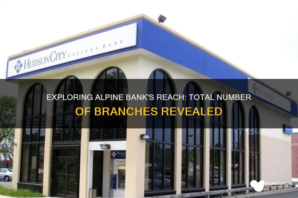 how mnay branches does alpine bank have
