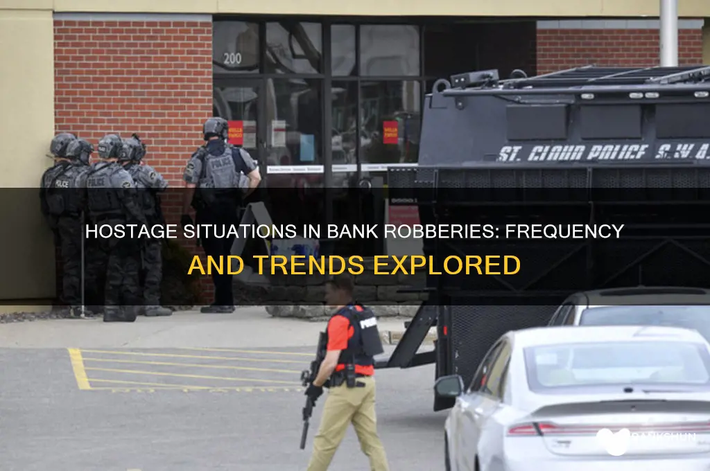 how often are bank robberies with hostages
