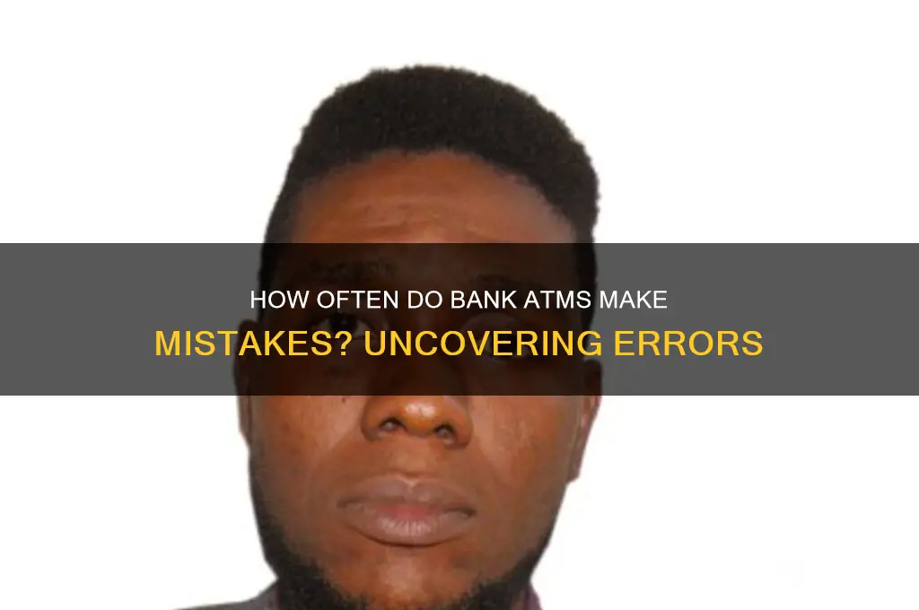 how often do bank atms make mistakes