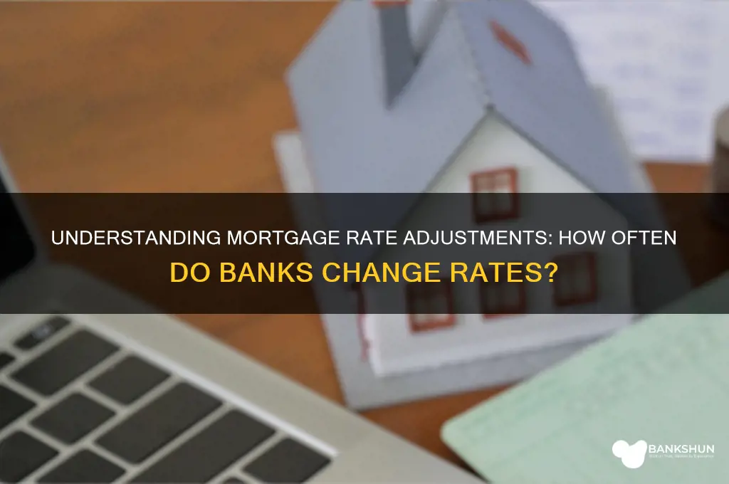 how often do banks adjust mortgage rates