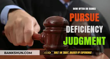 How Often Banks Pursue Deficiency Judgments After Foreclosure