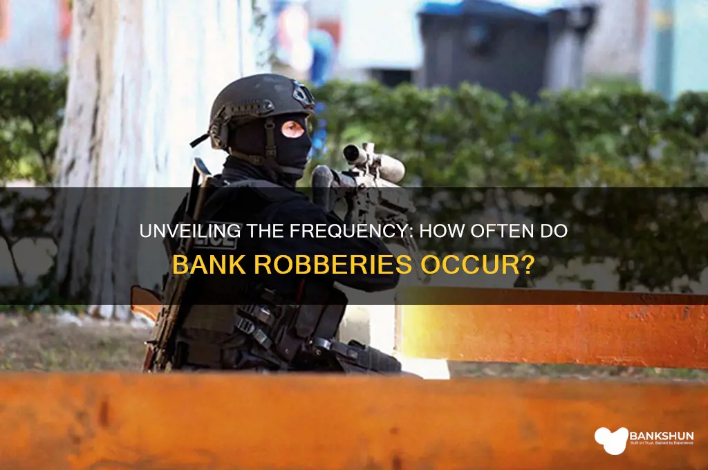 how often does a bank robbery happen