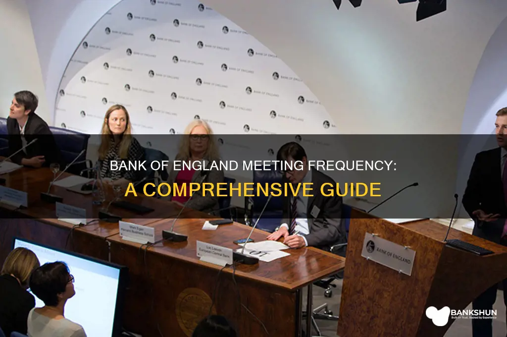 how often does bank of england meet