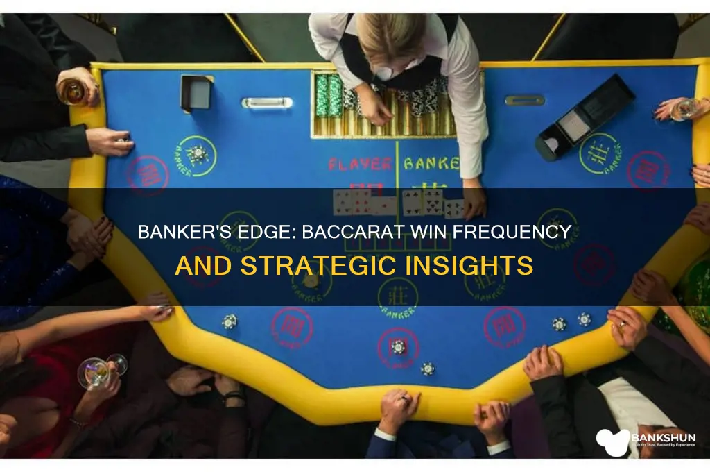 how often does banker win in baccarat