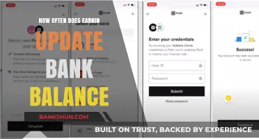 Earnin's Bank Balance Update Frequency: How Often?