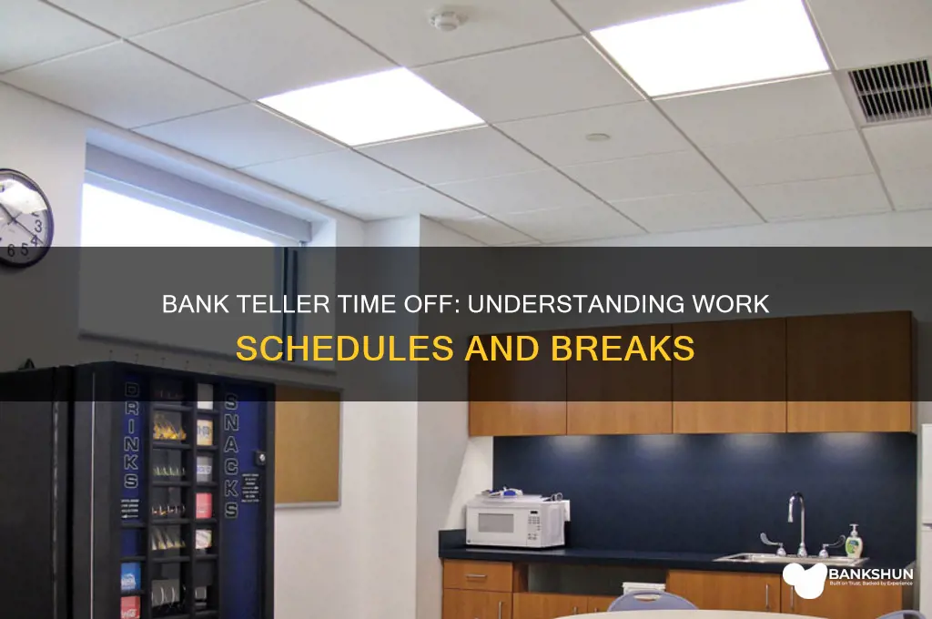 how often is a bank teller off