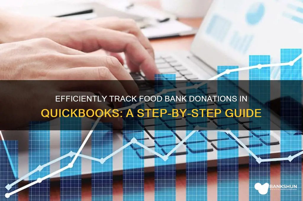 how record food bank donations in quickbooks