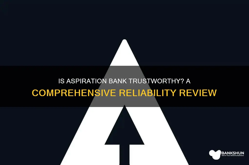 how reliable is the new aspiration bank