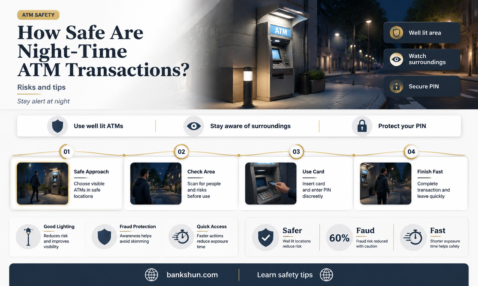do banks shut down atms at night