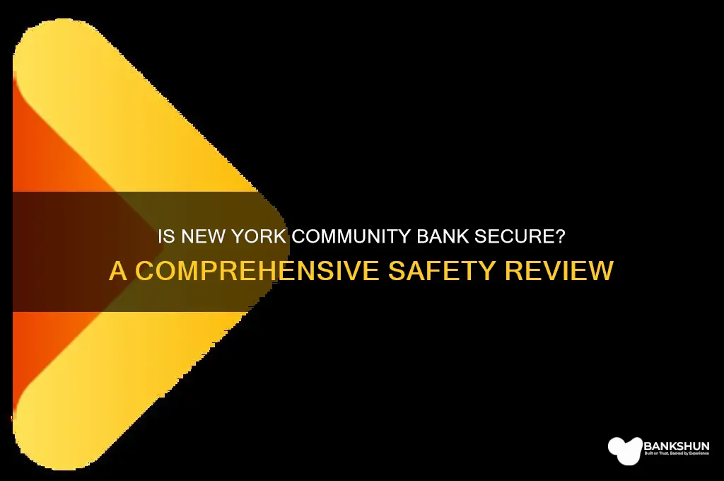 how safe is new york community bank