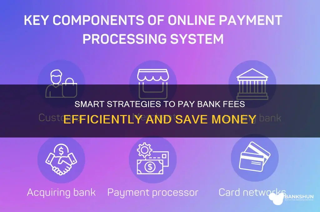 how should you pay a bank fee