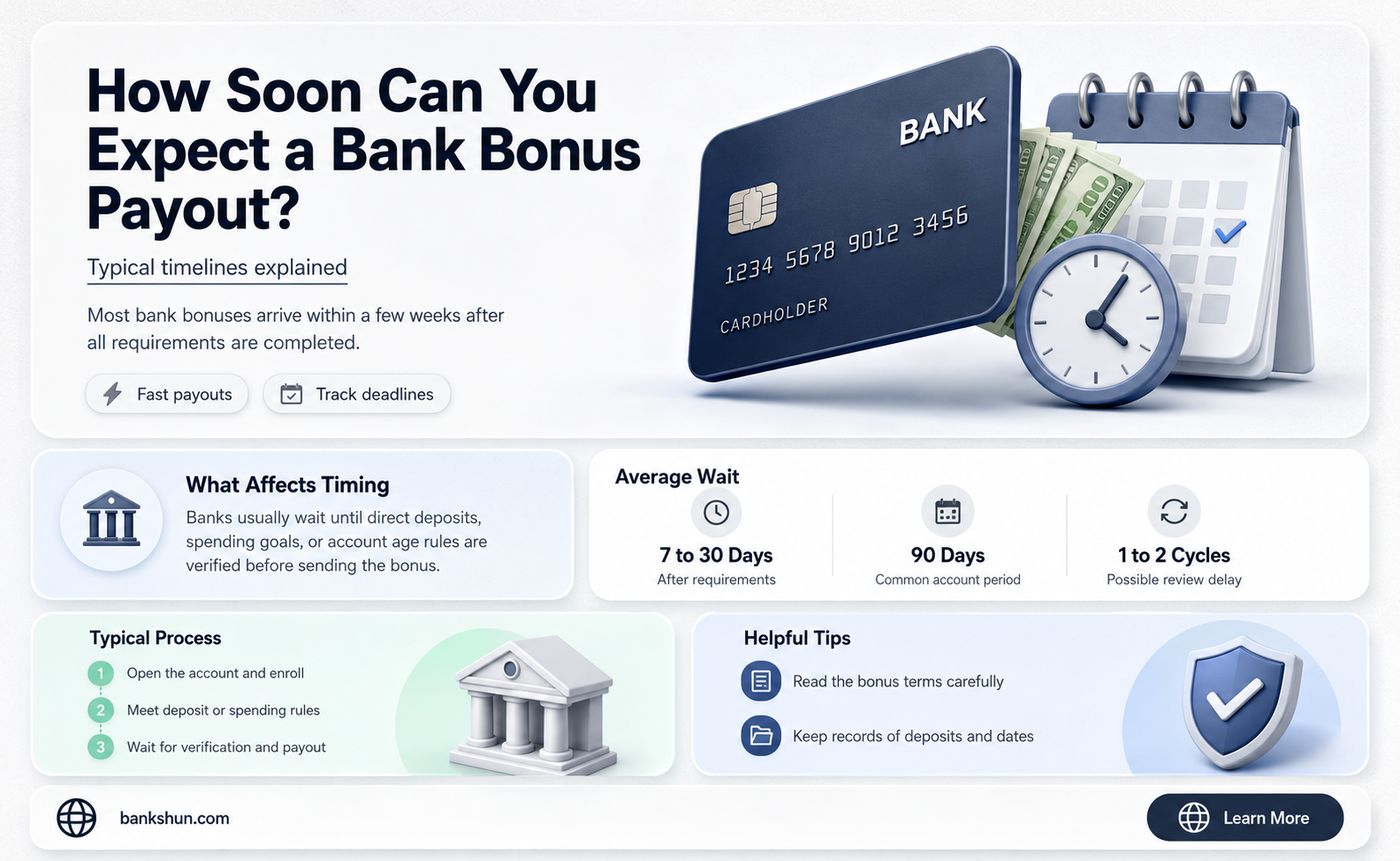 do banks give you bonuses right away