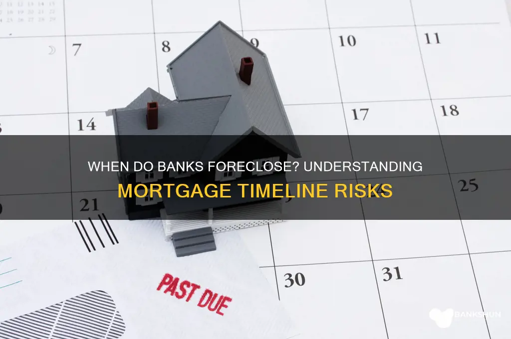 how soon do banks foreclose on mortgages