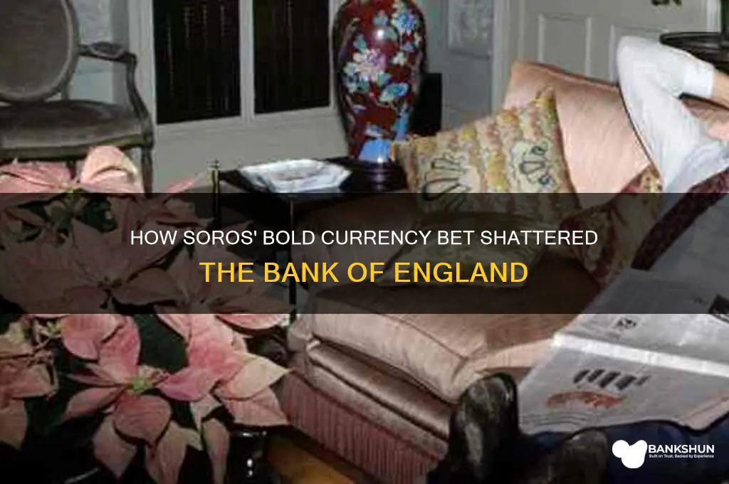 how soros broke the bank of england