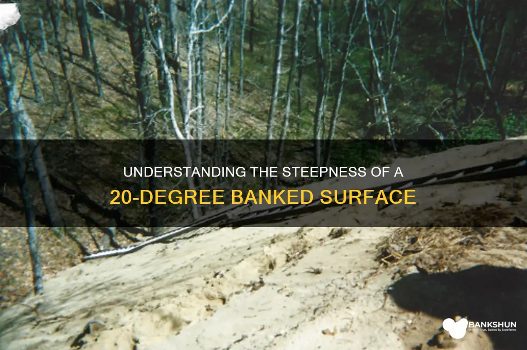 how steep is a 20 degree bank